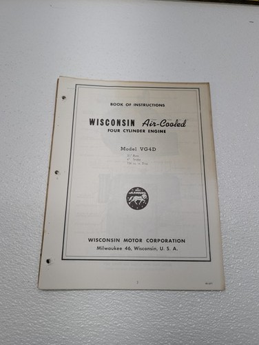Incomplete wisconsin vg4d four - wisconsin,